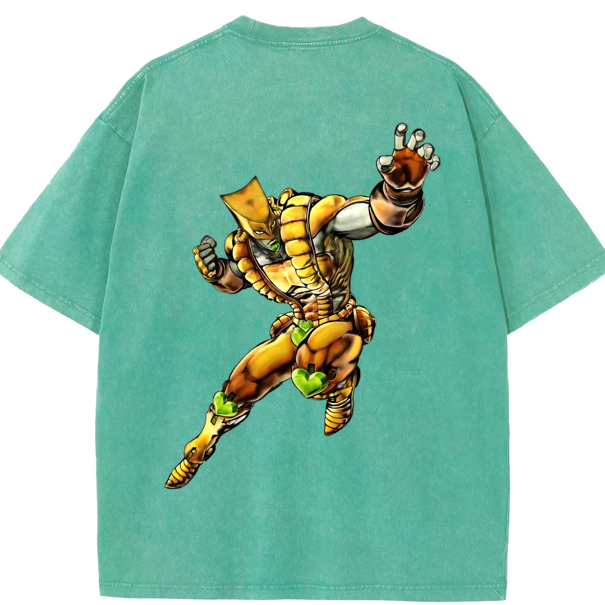 （画像用） ジョジョの奇妙な冒険 ディオ?ブランドー JoJo's Bizarre Adventure Dio Brando 綿100% ヴィンテージ風 半袖Tシャツ（背面プリント）